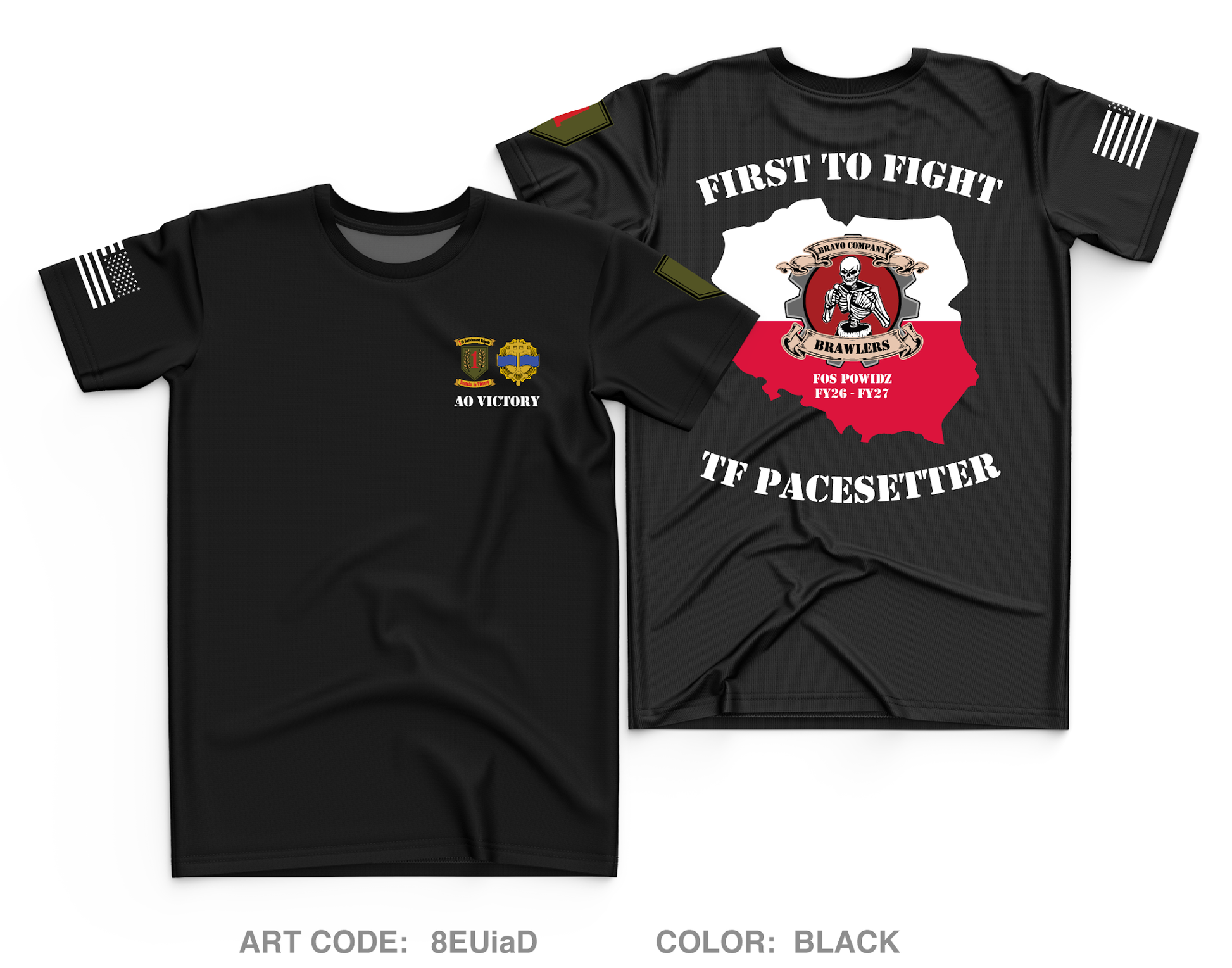 B Co, 541st DSSB, 1 IDSB Core Men's SS Performance Tee - 8EUiaD