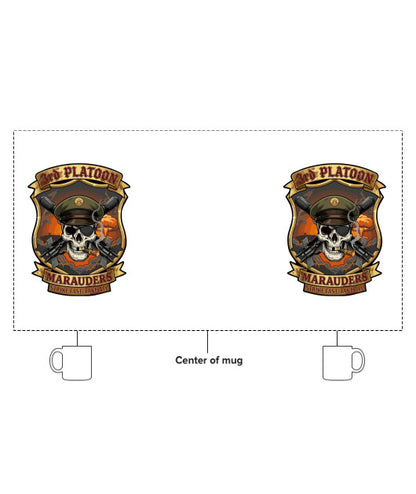 3rd Platoon MARAUDERS  15 oz White Ceramic Mug - jyFhcW