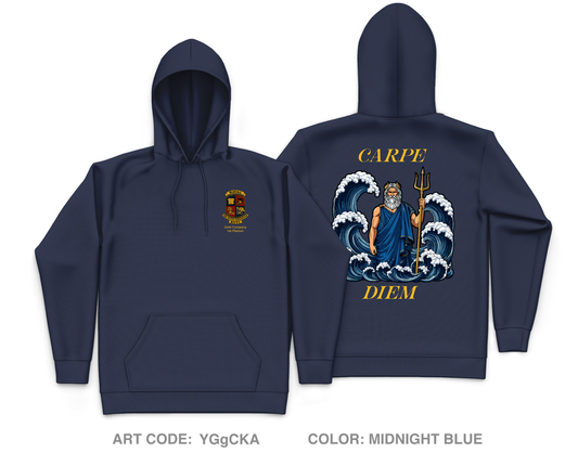 University of Memphis NROTC Core Men's Hooded Performance Sweatshirt - YGgCKA