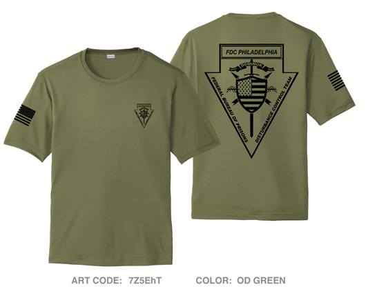 FDC Philadelphia DCT Hi-Tech Performance Unisex SS Tee - 7Z5EhT