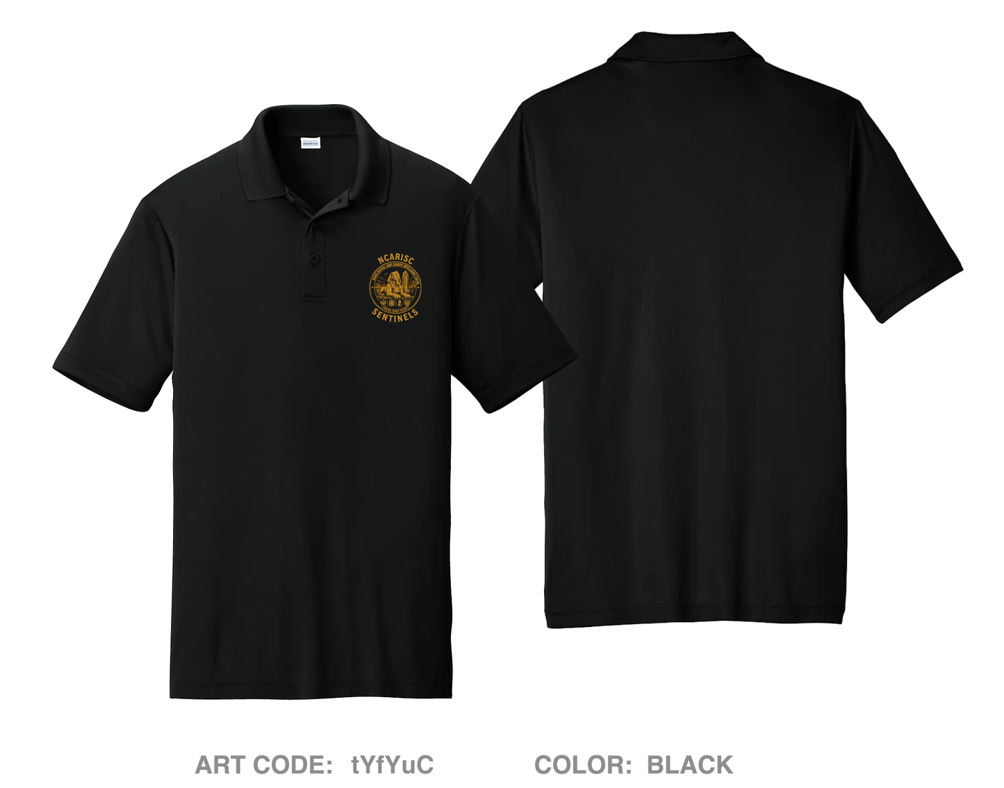 North Central Army Reserve Intelligence Support Center (NCARISC) Fundraising Collection Hi-Tech Performance Men's SS Polo - tYfYuC