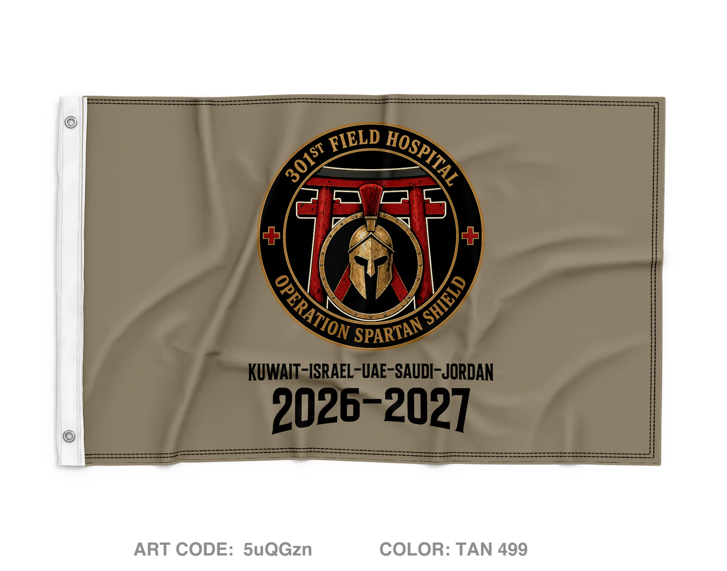 301 FH Wall Flag - 5uQGzn