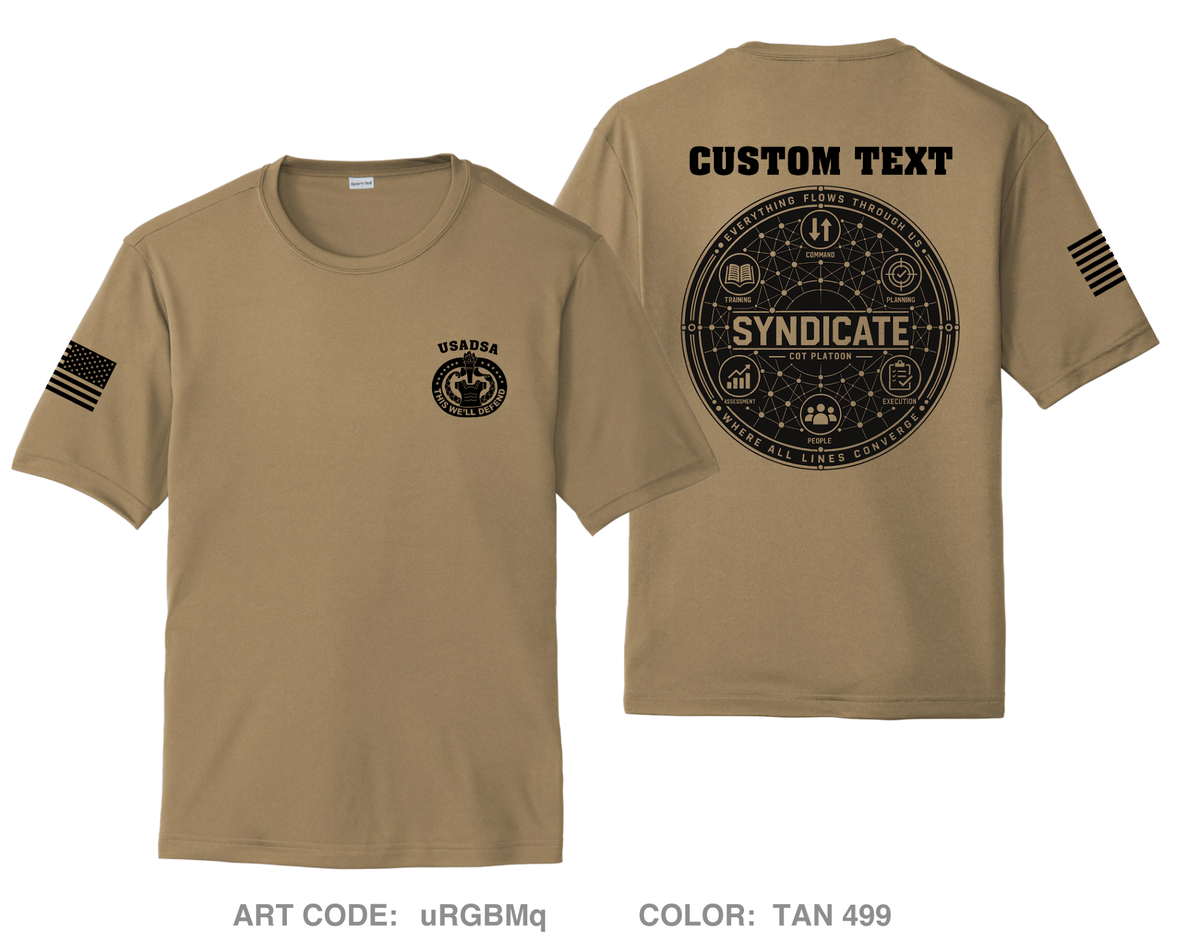 CUSTOM Syndicate Hi-Tech Performance Unisex SS Tee - uRGBMq