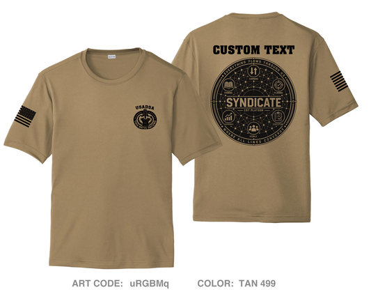 CUSTOM Syndicate Hi-Tech Performance Unisex SS Tee - uRGBMq