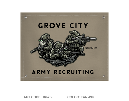 Grove City Army Recruiting Banner Flag - l6h7lv