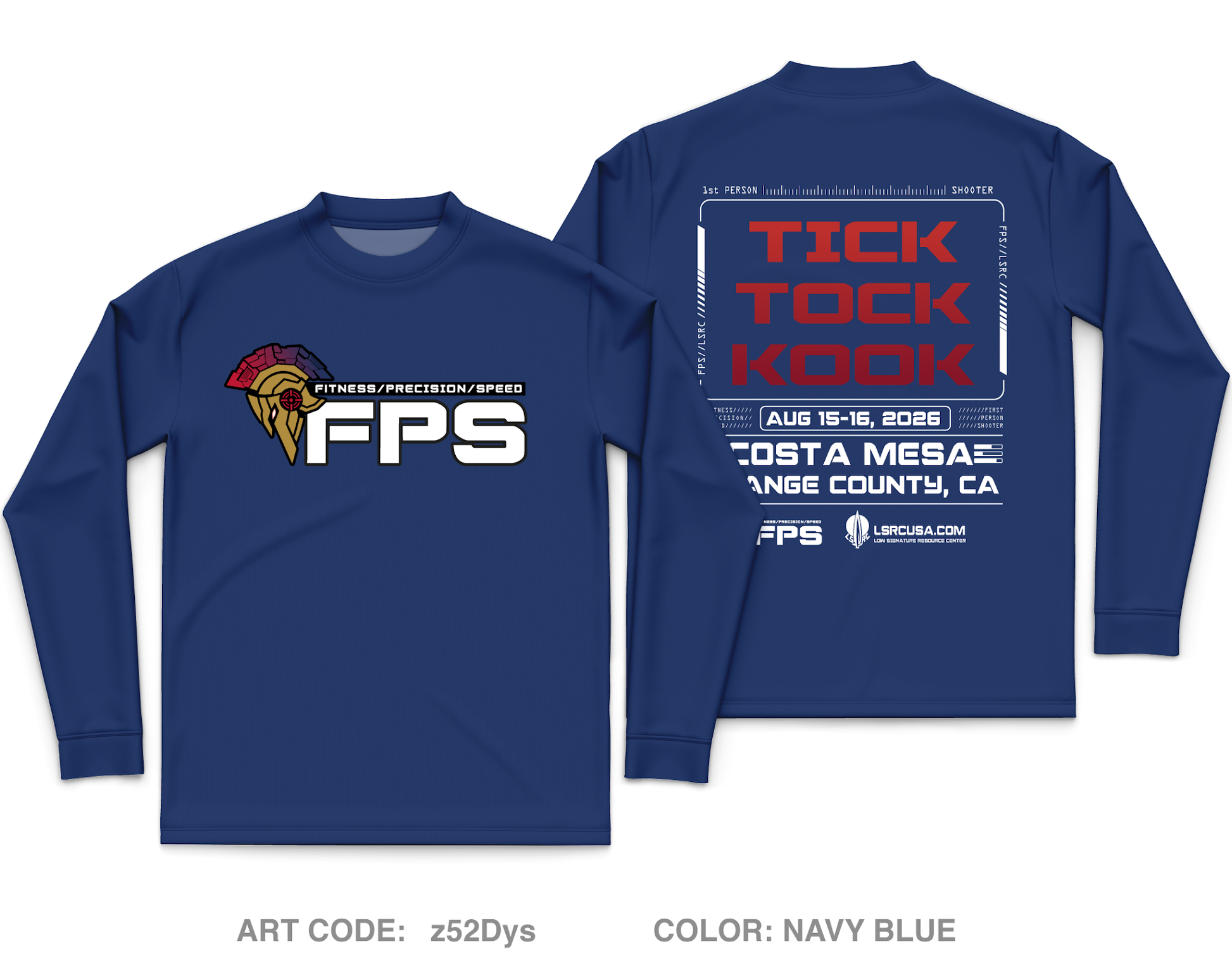 FPS Fundraising Collection Core Men's LS Performance Tee - z52Dys