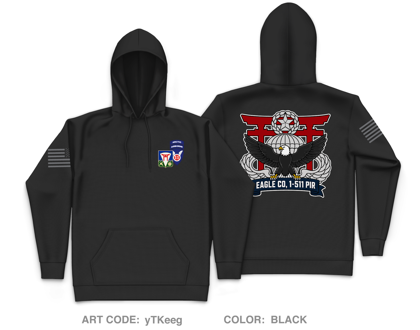 Eagle CO, 1-511 PIR Core Men's Hooded Performance Sweatshirt - yTKeeg