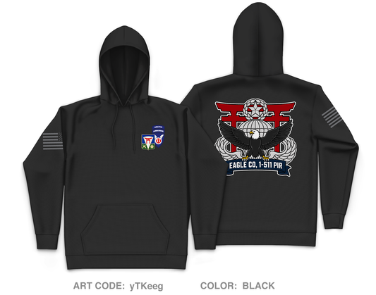 Eagle CO, 1-511 PIR Core Men's Hooded Performance Sweatshirt - yTKeeg