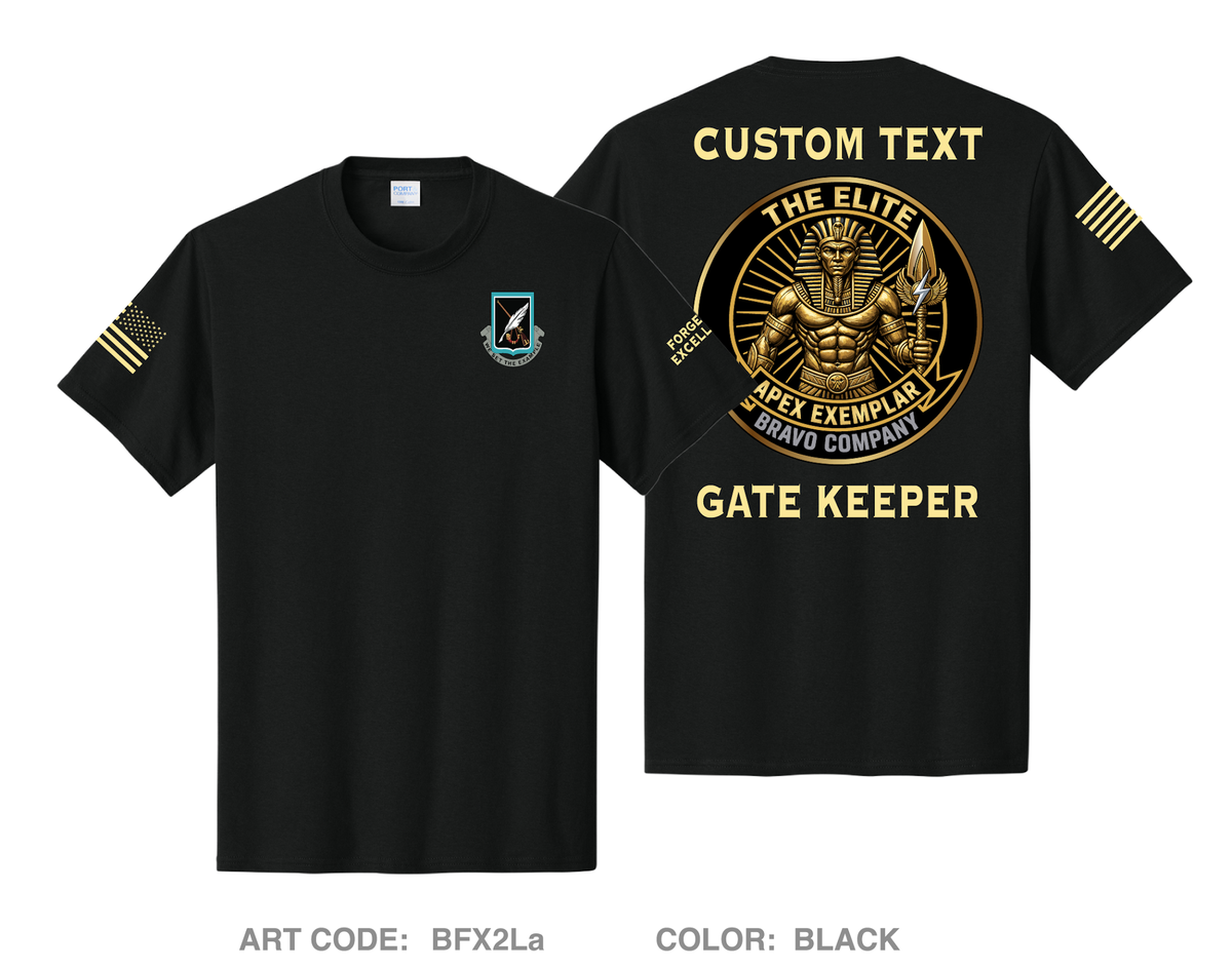 CUSTOM Bravo Company 120th AG Comfort Unisex Cotton SS Tee - BFX2La