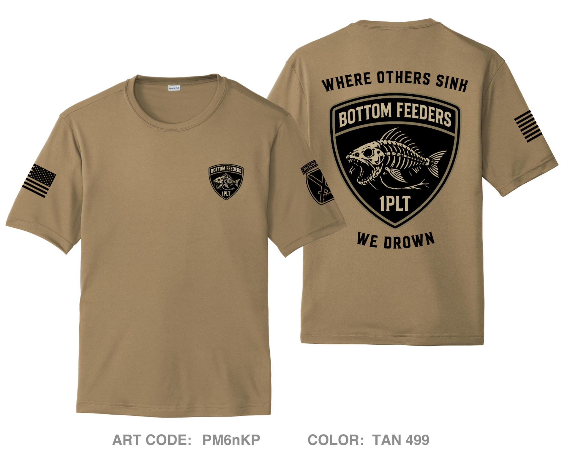 1PLT C Co 2-87 IN BN Hi-Tech Performance Unisex SS Tee - PM6nKP