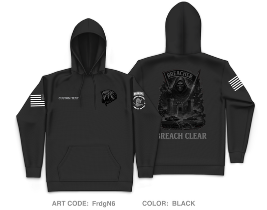 CUSTOM 82CEC-A (BREACHER), 16EN BN Core Men's Hooded Performance Sweatshirt - FrdgN6