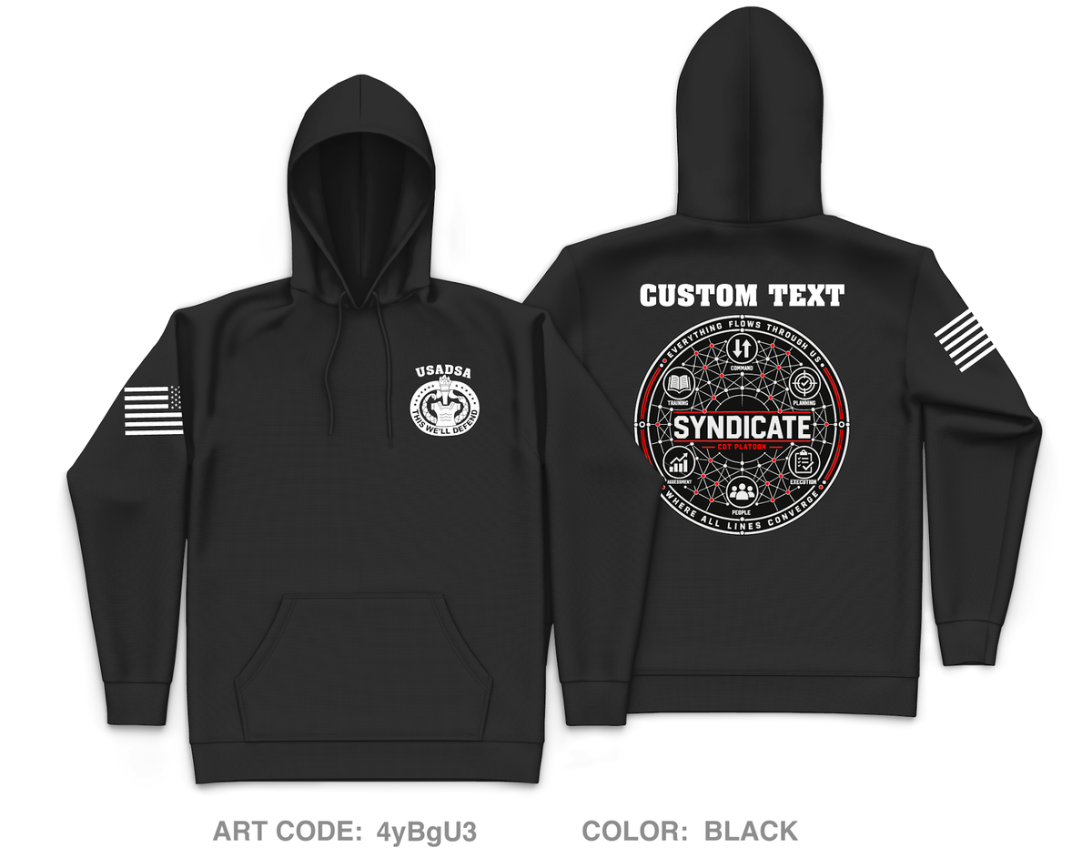 CUSTOM Syndicate Core Men's Hooded Performance Sweatshirt - 4yBgU3