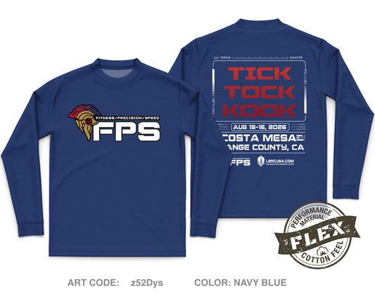 FPS Fundraising Collection Core Men's LS Flex Performance Tee - z52Dys