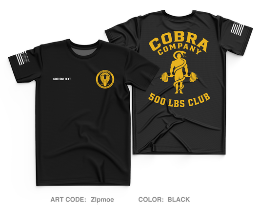CUSTOM Charlie "Cobras" Company, 305th MI BN, 111th MI BDE Core Men's SS Performance Tee - Zlpmoe