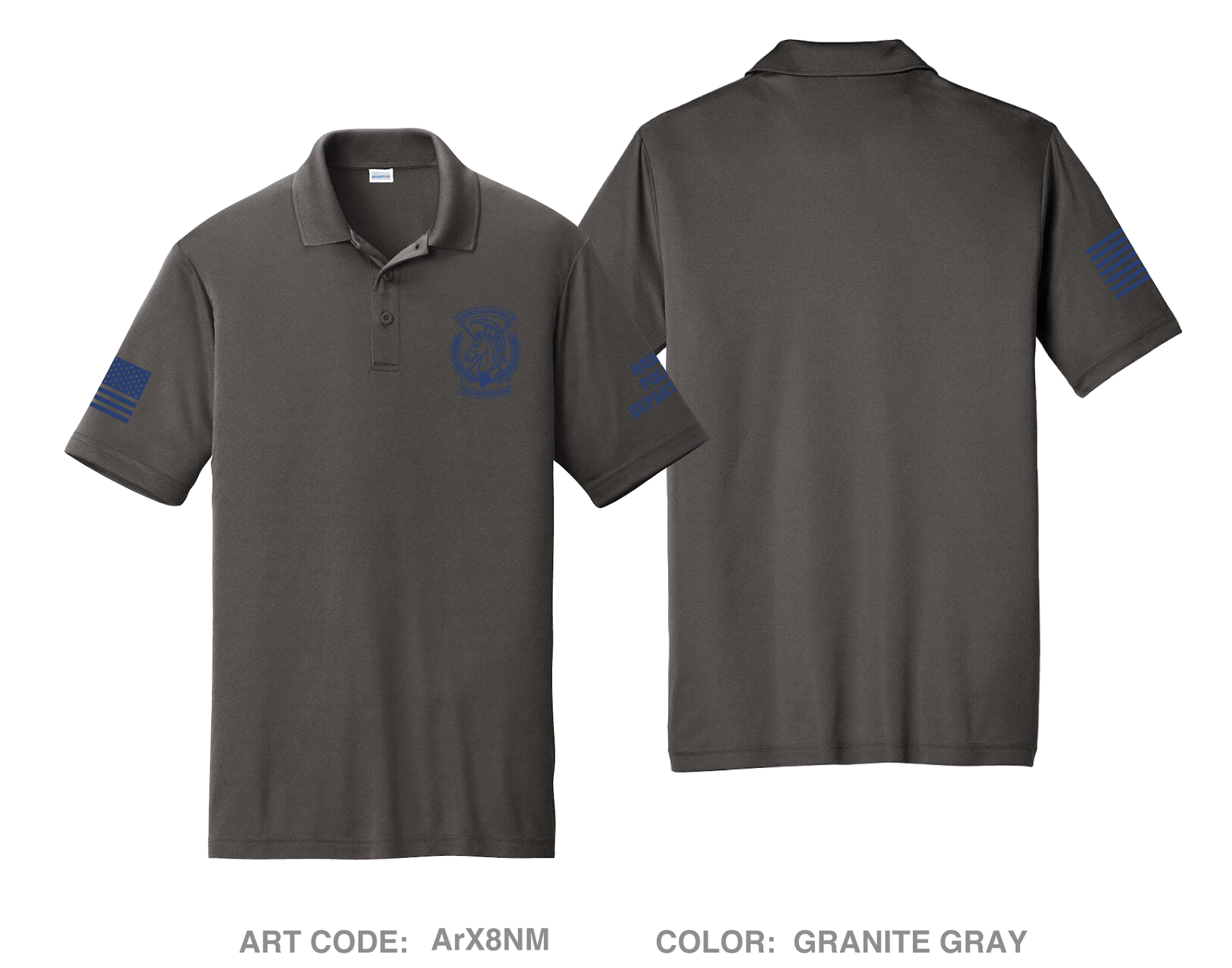 HPD CNT Hi-Tech Performance Men's SS Polo - ArX8NM
