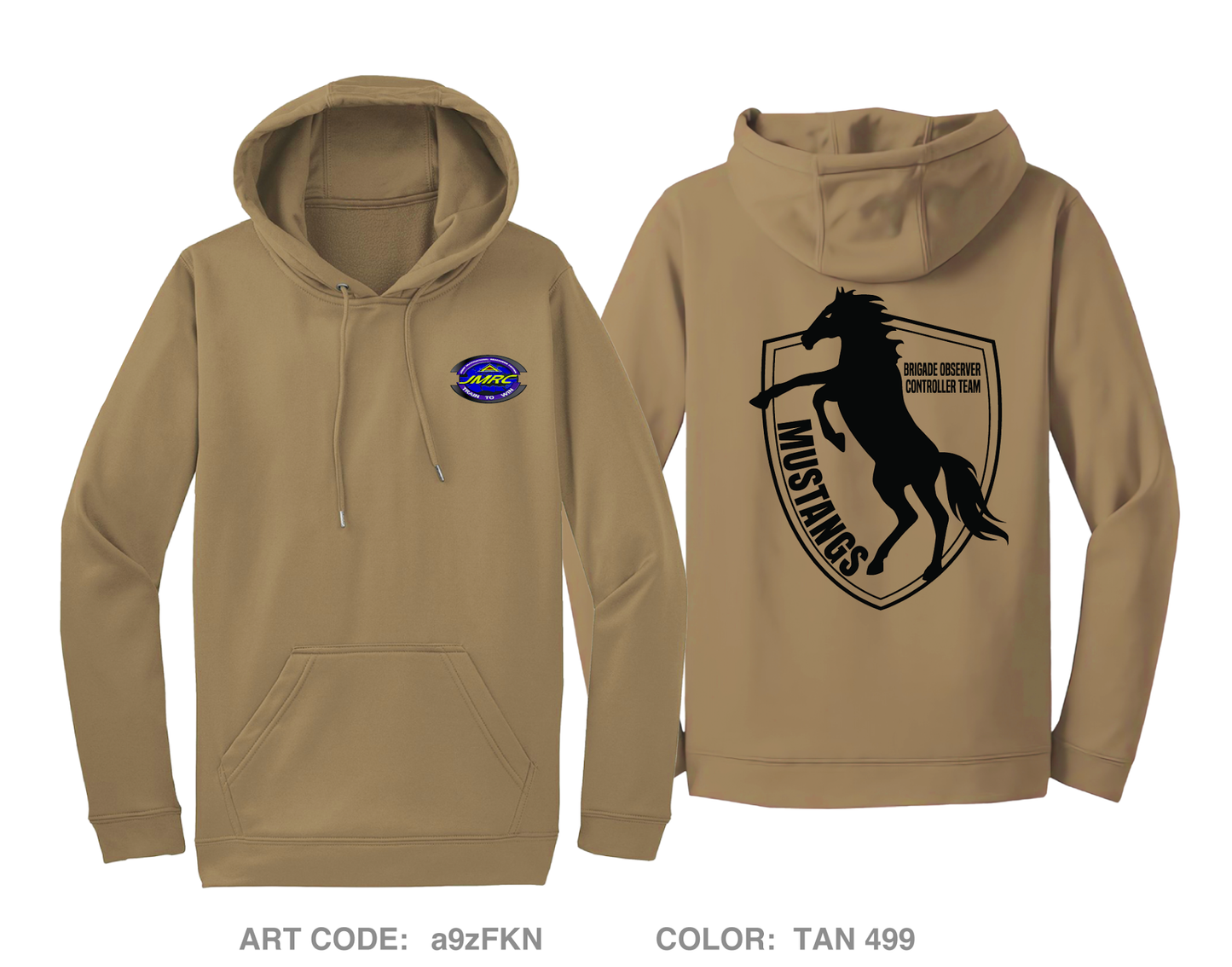 JMRC Mustang Team Hi-Tech Performance Hoodie - a9zFKN