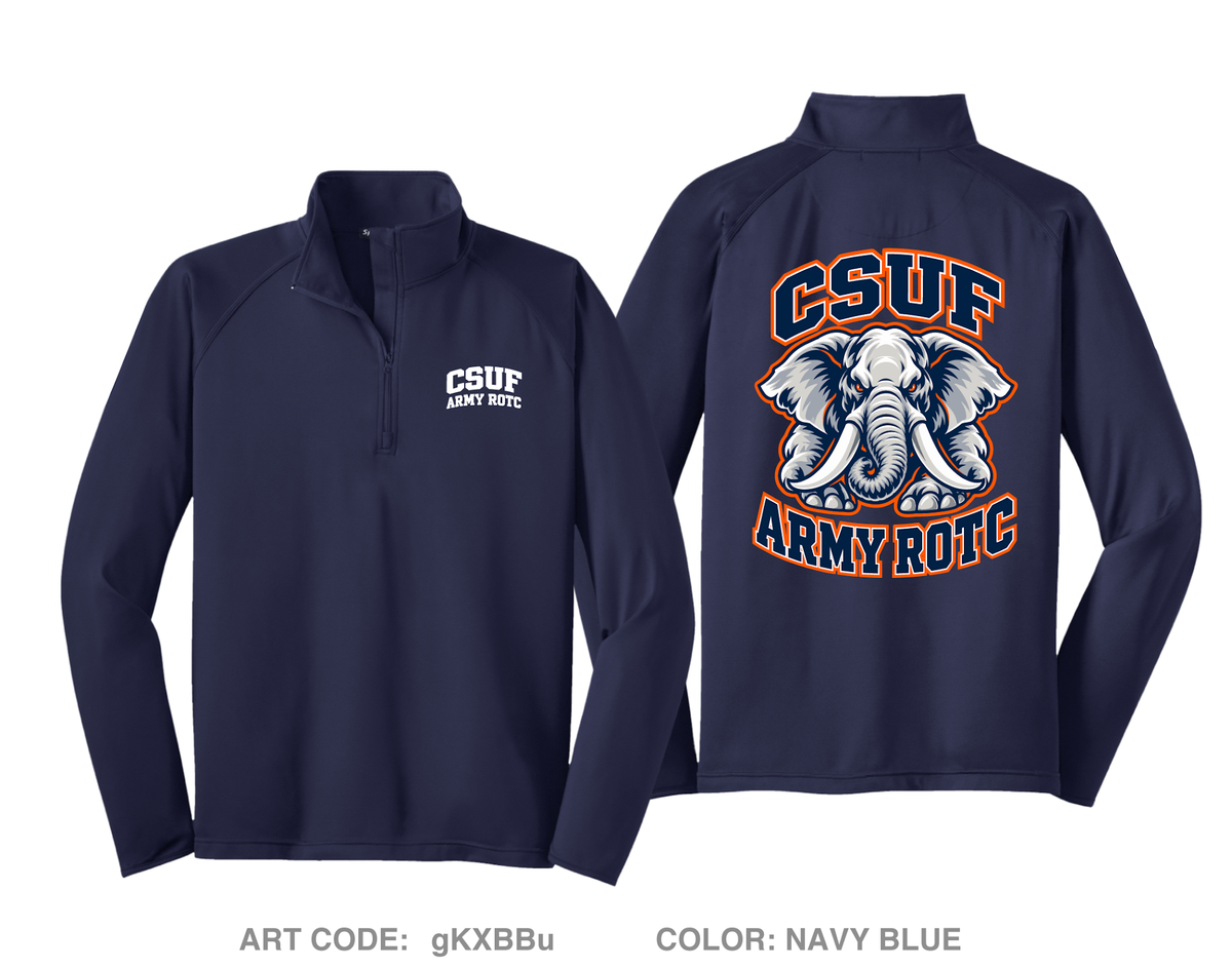 Cal State Fullerton Army ROTC Fundraising Collection Hi-Tech Performance Quarter-Zip Fleece Jacket - gKXBBu