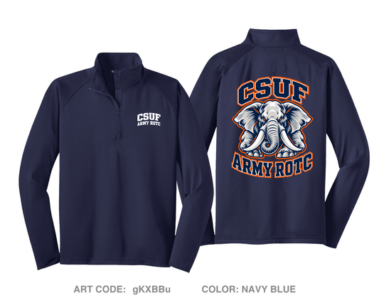 Cal State Fullerton Army ROTC Fundraising Collection Hi-Tech Performance Quarter-Zip Fleece Jacket - gKXBBu