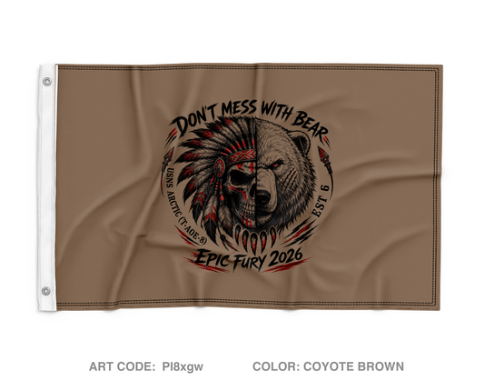 MESG-2 Detachment Bahrain Wall Flag - PI8xgw