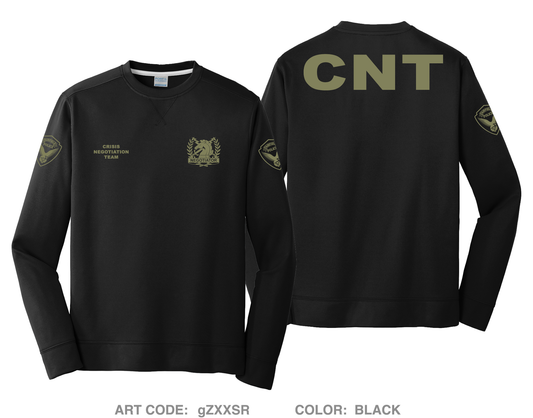 Crisis negotiations unit Hi-Tech Performance Crewneck Sweatshirt - gZXXSR
