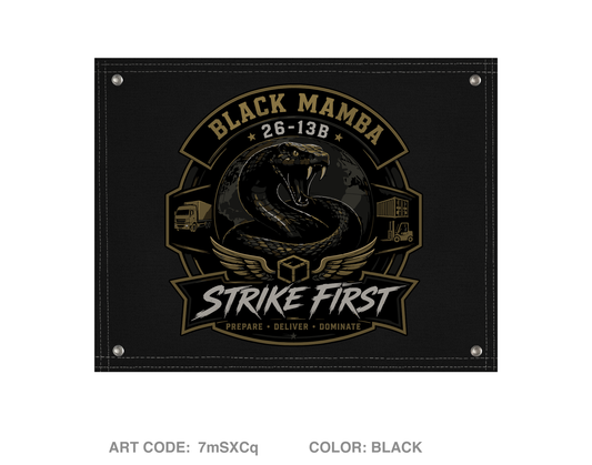 26-13B Black Mambas Fundraising Collection Banner Flag - 7mSXCq