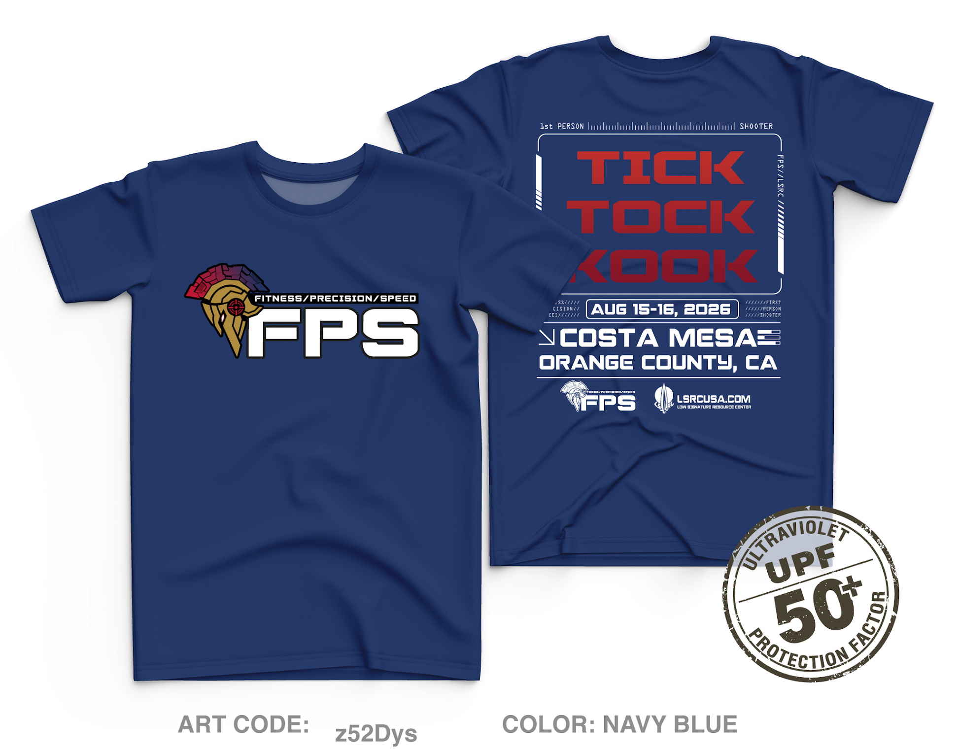 FPS Fundraising Collection Core Men's UPF 50+ Performance SS Tee - z52Dys