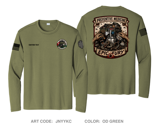 CUSTOM 342nd Medical Detachment (PM) Hi-Tech Performance Unisex LS Tee - JNYYKC