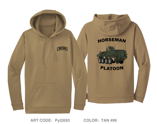 631st Chemical Company - Horseman Platoon Hi-Tech Performance Hoodie - PyQX83