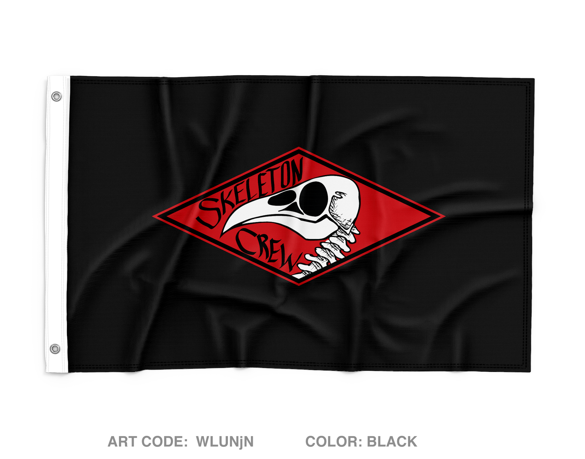 Crow PLT/3-319 AFAR Wall Flag - WLUNjN