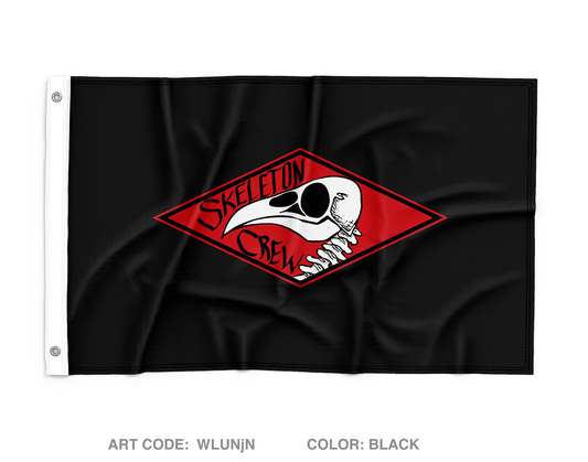 Crow PLT/3-319 AFAR Wall Flag - WLUNjN