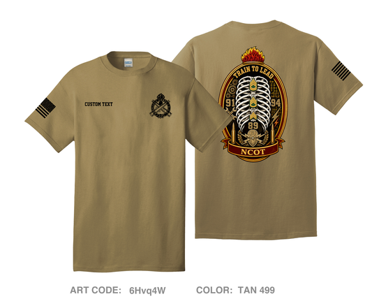 CUSTOM 16th Ord Bn, NCOT Comfort Unisex Cotton SS Tee - 6Hvq4W