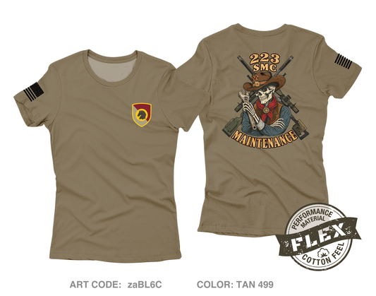 223rd Support Maintenance Company Core Women's SS Flex Performance Tee - zaBL6C