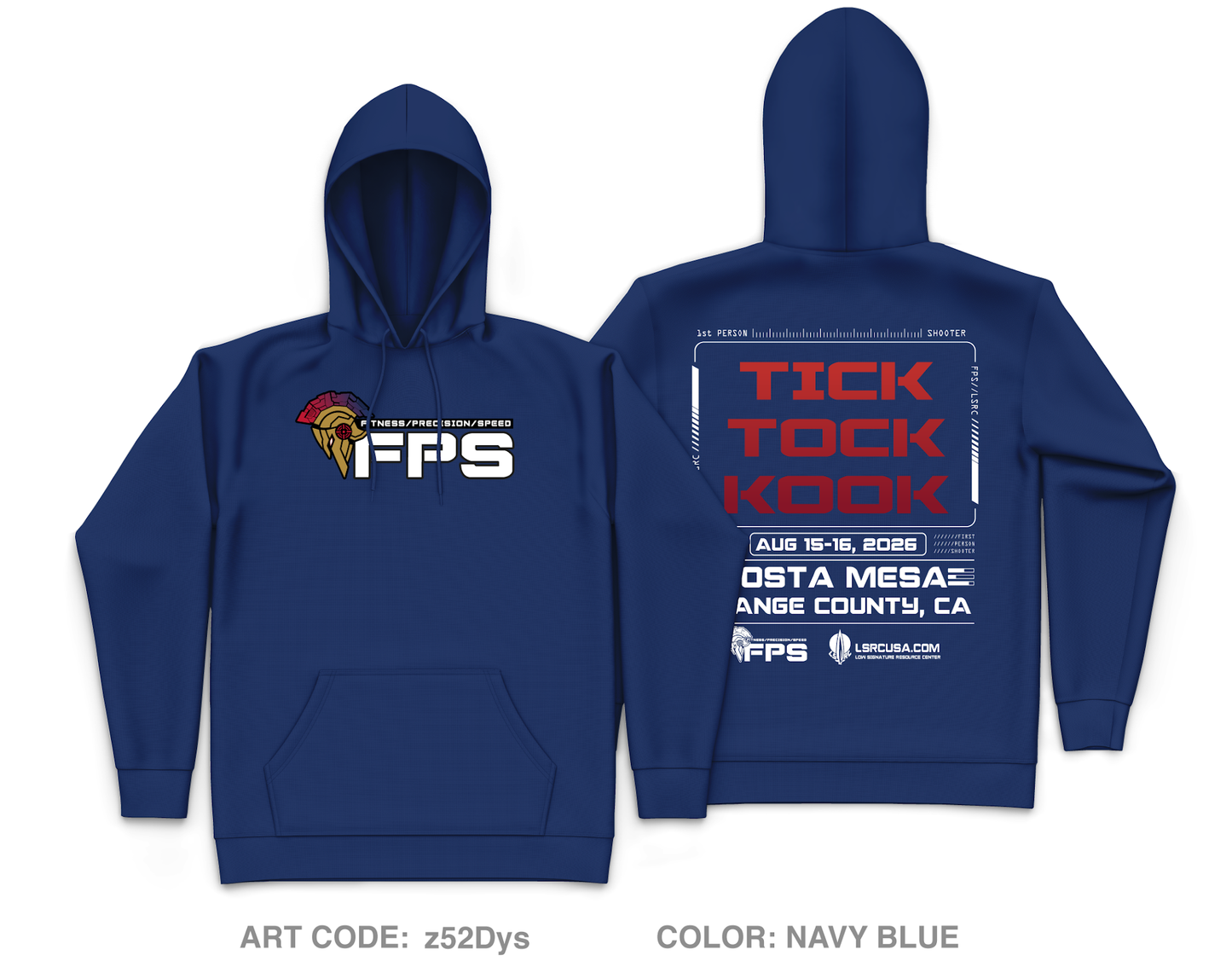 FPS Fundraising Collection Core Men's Hooded Performance Sweatshirt - z52Dys