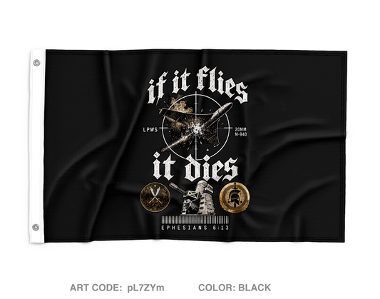 Det 1 2-116th FA Wall Flag - pL7ZYm