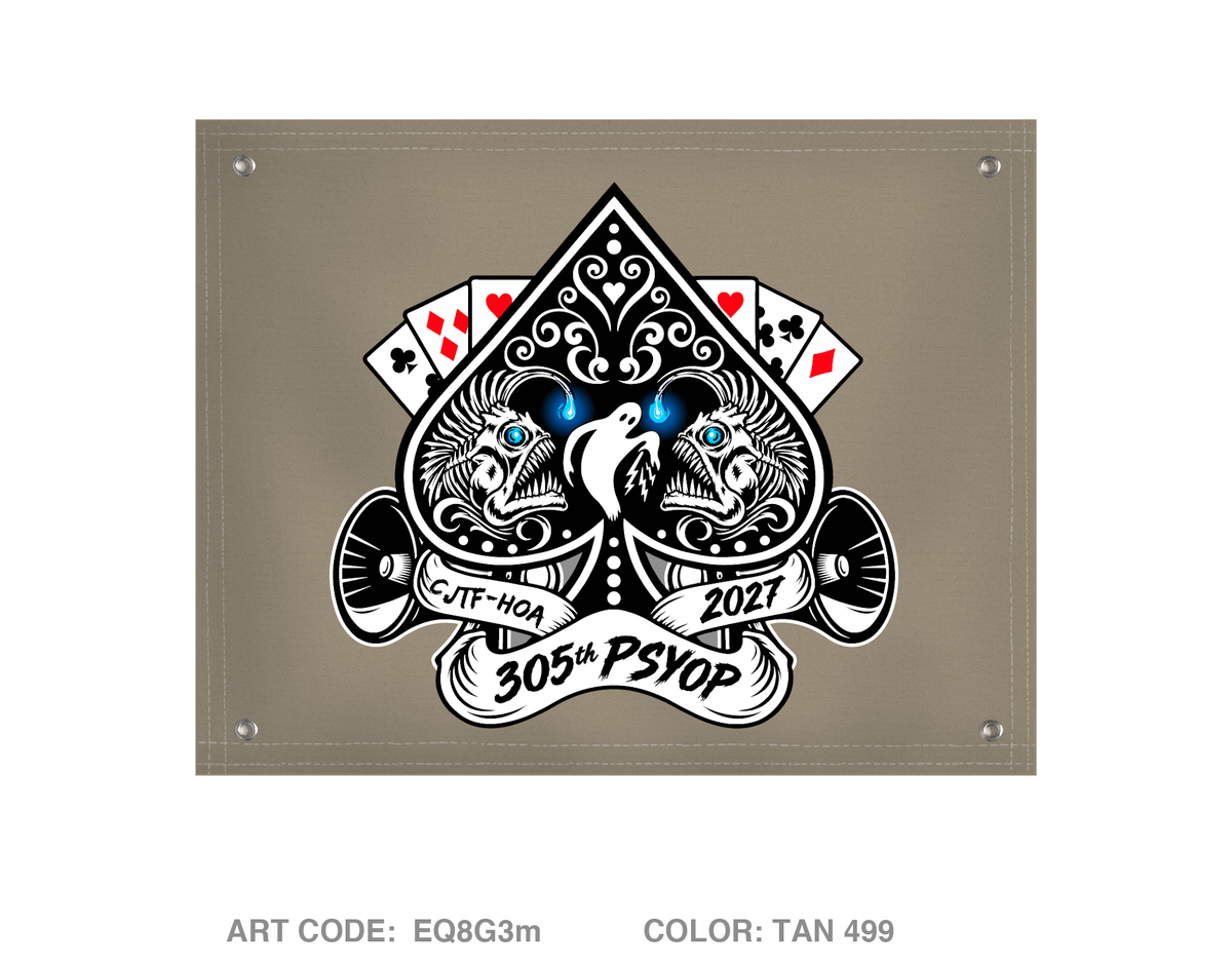 305th PSYOP Banner Flag - EQ8G3m