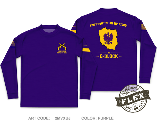 Glebokie Squad Core Men's LS Flex Performance Tee - 2MVXUJ