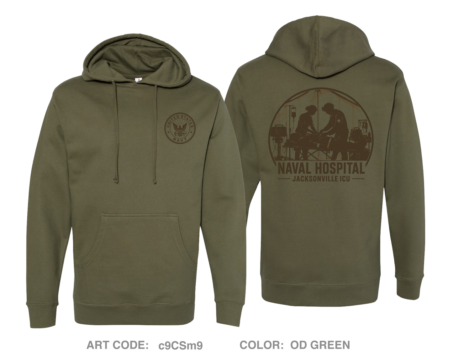 NAS JAX ICU Comfort Unisex Hooded Sweatshirt - c9CSm9