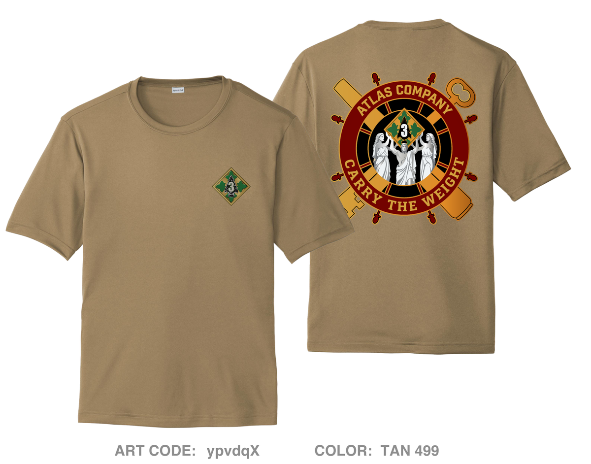 Atlas Company, 64th BSB Hi-Tech Performance Unisex SS Tee - ypvdqX