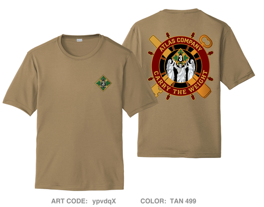 Atlas Company, 64th BSB Hi-Tech Performance Unisex SS Tee - ypvdqX