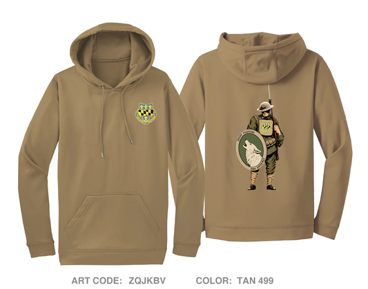 2nd Battalion, 319th Regiment Hi-Tech Performance Hoodie - ZQJKBV