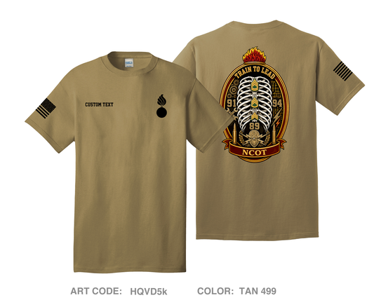 CUSTOM 16th Ord Bn, NCOT Comfort Unisex Cotton SS Tee - HQVD5k