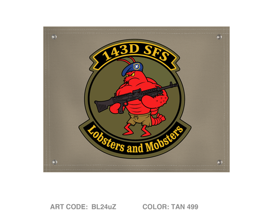 143D SFS Banner Flag - BL24uZ