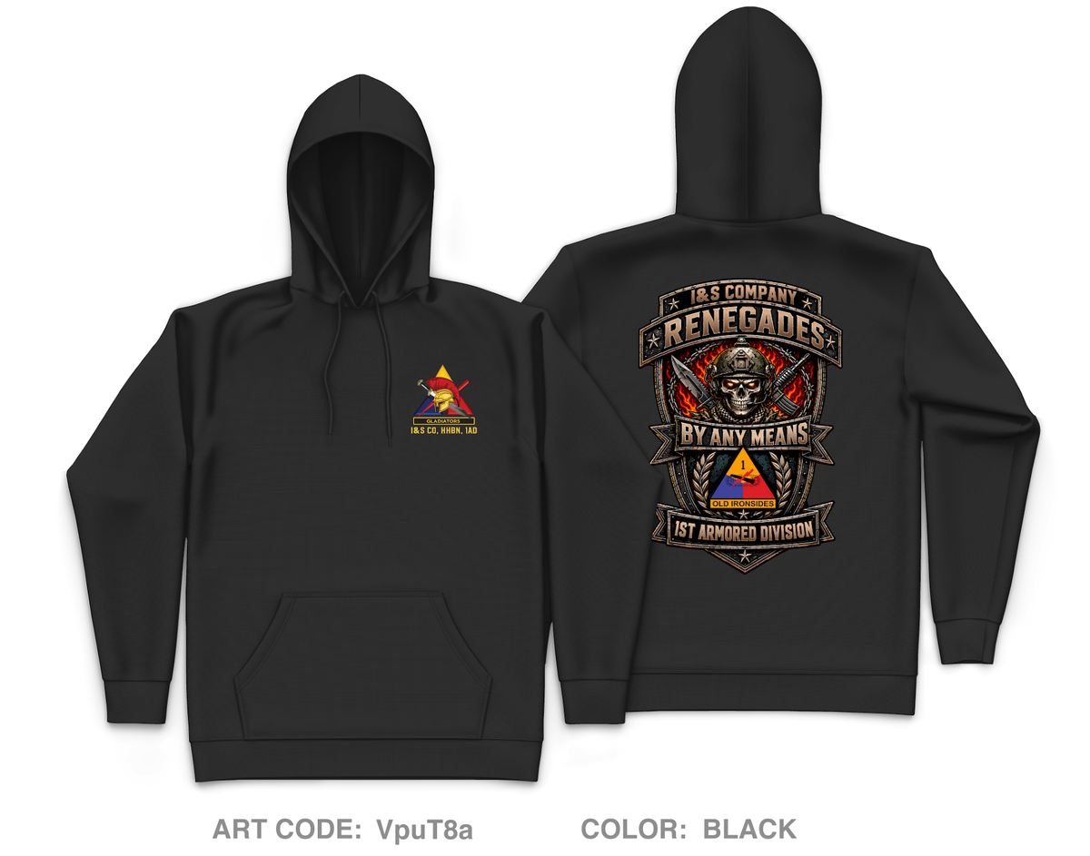 I&S Company, HHBN, 1AD Core Men's Hooded Performance Sweatshirt - VpuT8a
