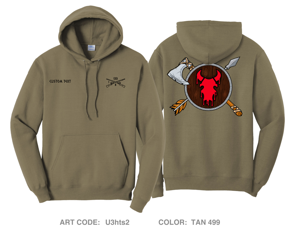 CUSTOM CO B 1-133 IN Comfort Unisex Hooded Sweatshirt - U3hts2