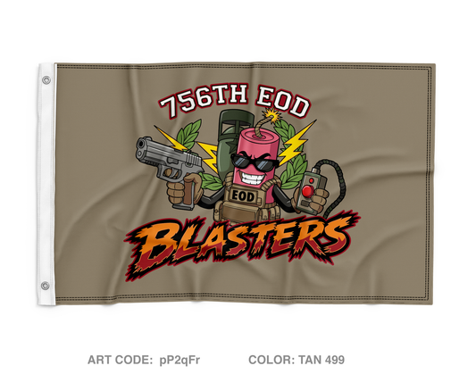 756 EOD Company Wall Flag - pP2qFr