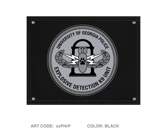 University of Georgia EOD K9 Unit Banner Flag - xxPHrP