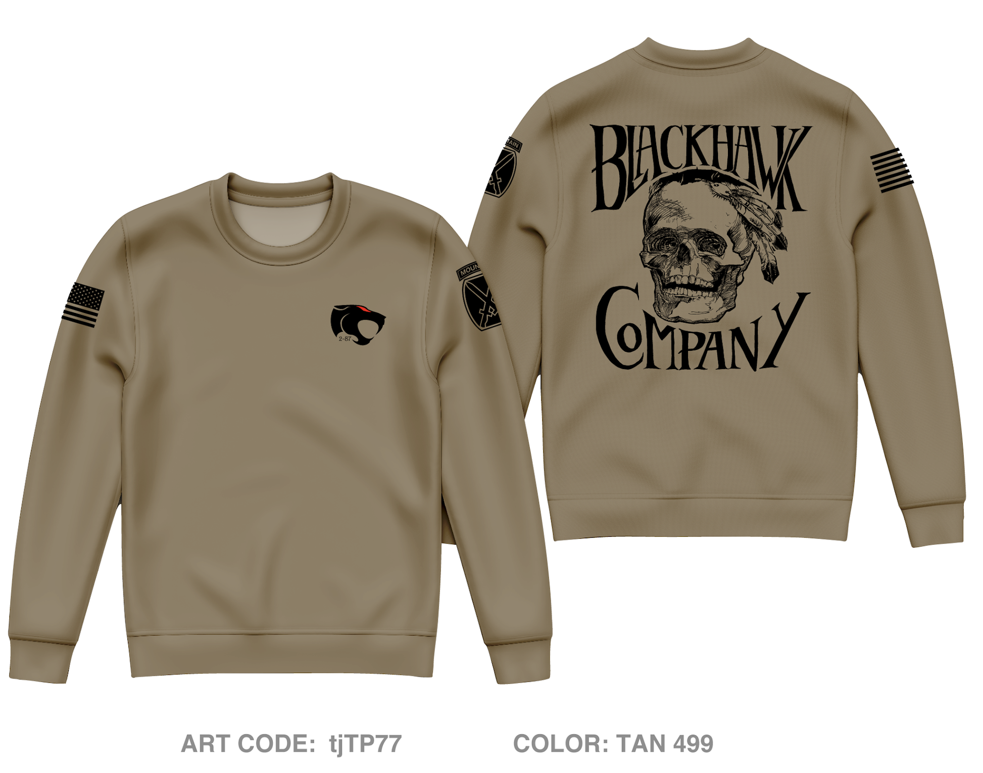 B-Co 2-87 Core Men's Crewneck Performance Sweatshirt - tjTP77