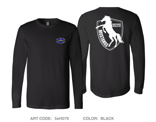 JMRC Mustang Team Comfort Unisex Cotton LS Tee - 5sHD79