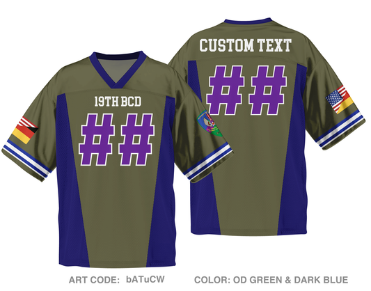 CUSTOM 19 BCD Classic Football Jersey - bATuCW