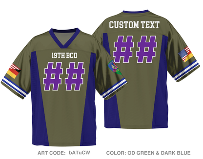 CUSTOM 19 BCD Classic Football Jersey - bATuCW